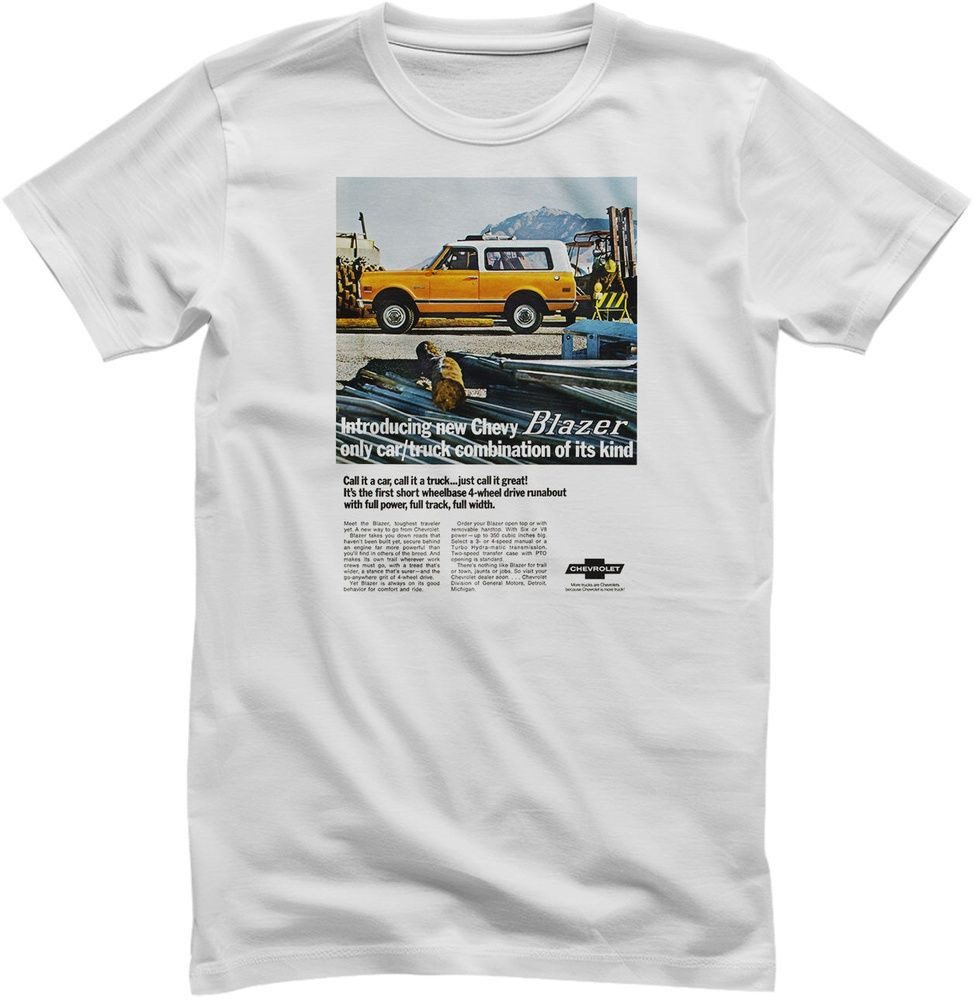 Chevrolet T-Shirt Chevy Blazer Car & Truck Combination Add T-Shirt