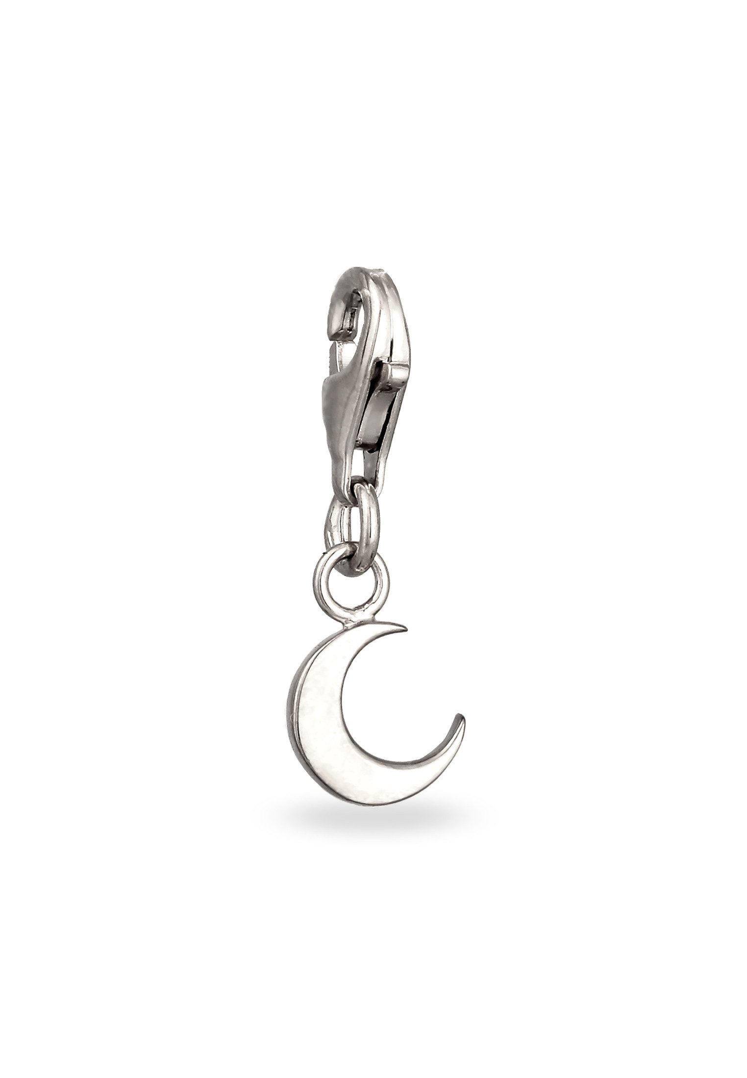 Elli Charm-Einhänger Anhänger Halbmond 925 Sterling Silber