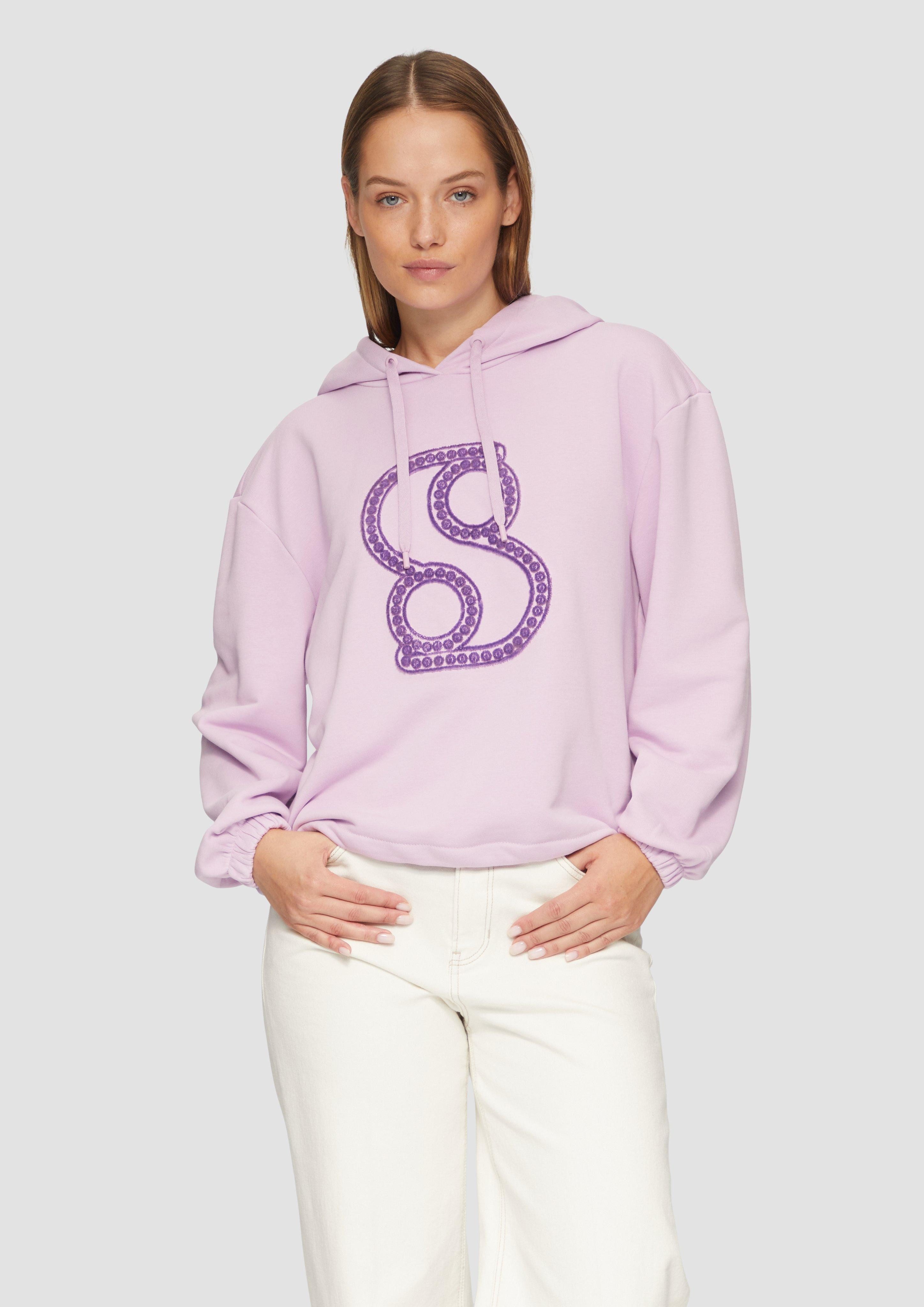 s.Oliver Sweatshirt Kapuzen-Sweatshirt mit verstellbarem Saum günstig online kaufen