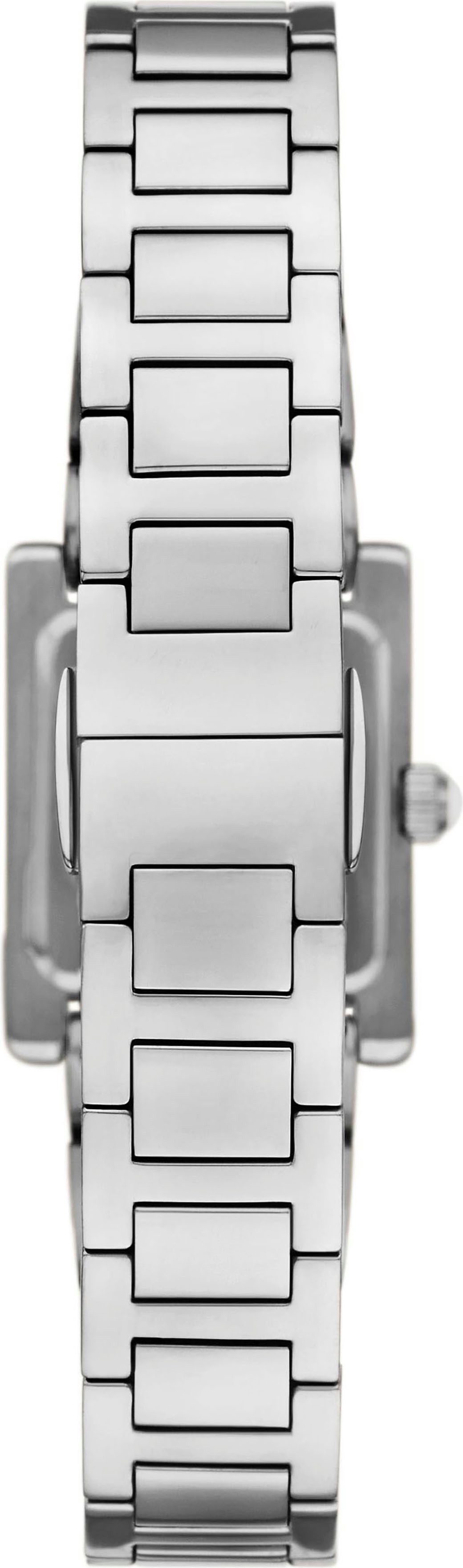 Emporio Armani Quarzuhr AR11662, Armbanduhr, Damenuhr, Edelstahlarmband, analog, Glassteine