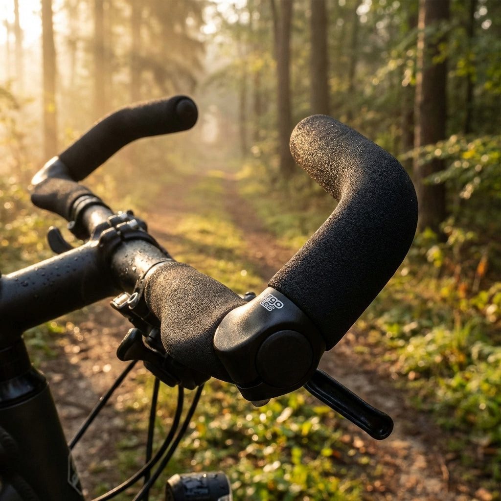 Ergotec Fahrradlenker Ergotec Bar Ends EVO Touring L, schwarz mit Moosgummiüberzug