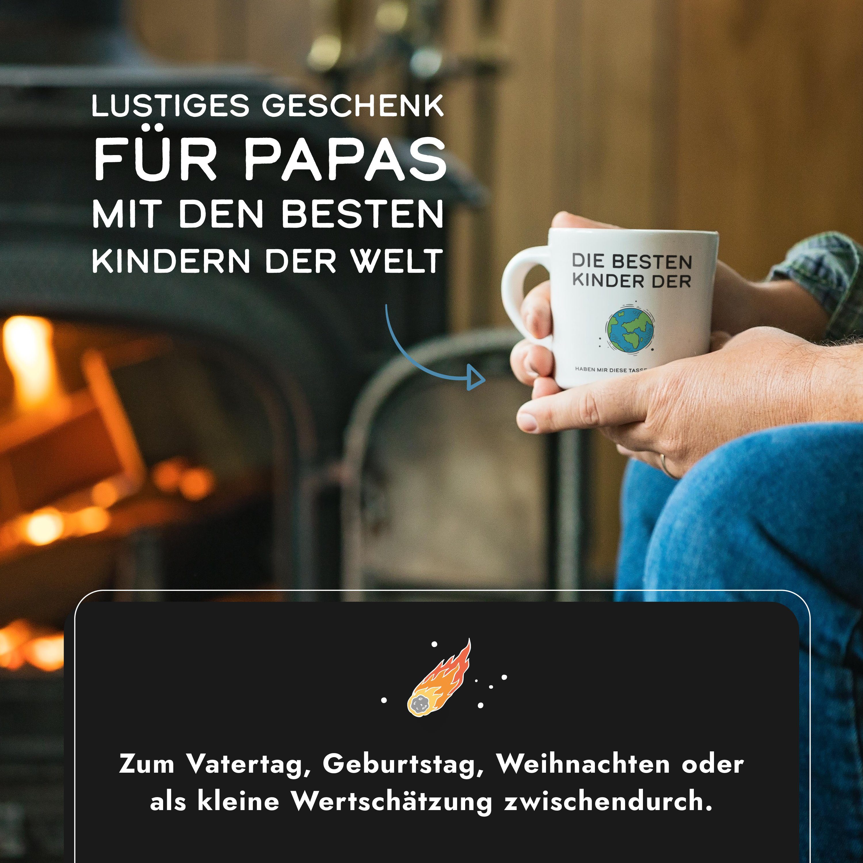 Amari Tasse AMARI® Tasse für Papa - Bester Papa Geschenk - Geschenk Papa
