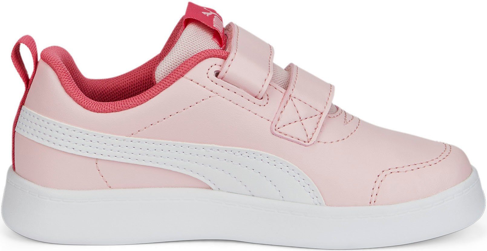 PUMA Courtflex Sneaker pink v2 PS Kinder Klettverschluss für mit V