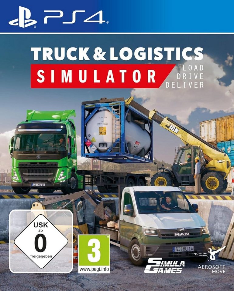 Truck & Logistics Simulator Playstation 4, Ein plattformübergreifender  Multiplayer für bis zu 24 Spieler