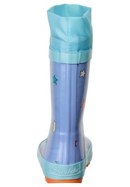 Sterntaler® Gummistiefel Emmi Gummistiefel Kinder Gummistiefel - Kinder Gummistiefel Junge, Gummistiefel Esel Emmi in Puderblau, wasserdicht - Kinder Gummistiefel Mädchen, Langschaft Gummistiefel Jungen mit Kordelstopper im Schaftabschluss - Kinder Gummistiefel Gefüttert