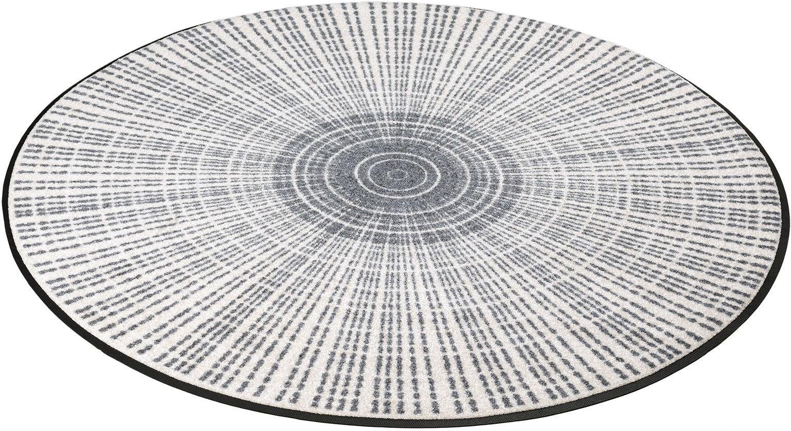 wash+dry by Kleen-Tex Teppich Cascara, rund, Höhe: 7 mm, rutschhemmend, In- und Outdoor geeignet, waschbar, Wohnzimmer – Bild 3 von 5