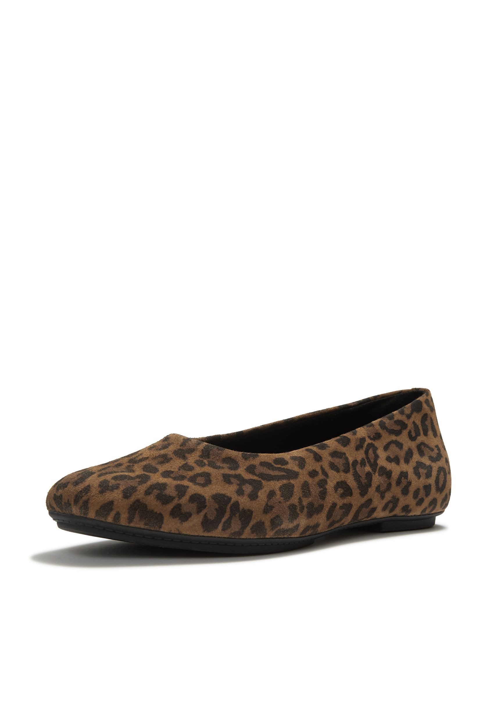 Fitflop DELICATO SUEDE LEOPARD BALLERINAS Ballerina Tan Black