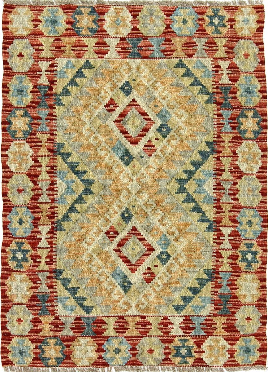 Orientteppich Kelim Afghan 84x114 Handgewebter Orientteppich, Nain Trading, rechteckig, Höhe: 3 mm