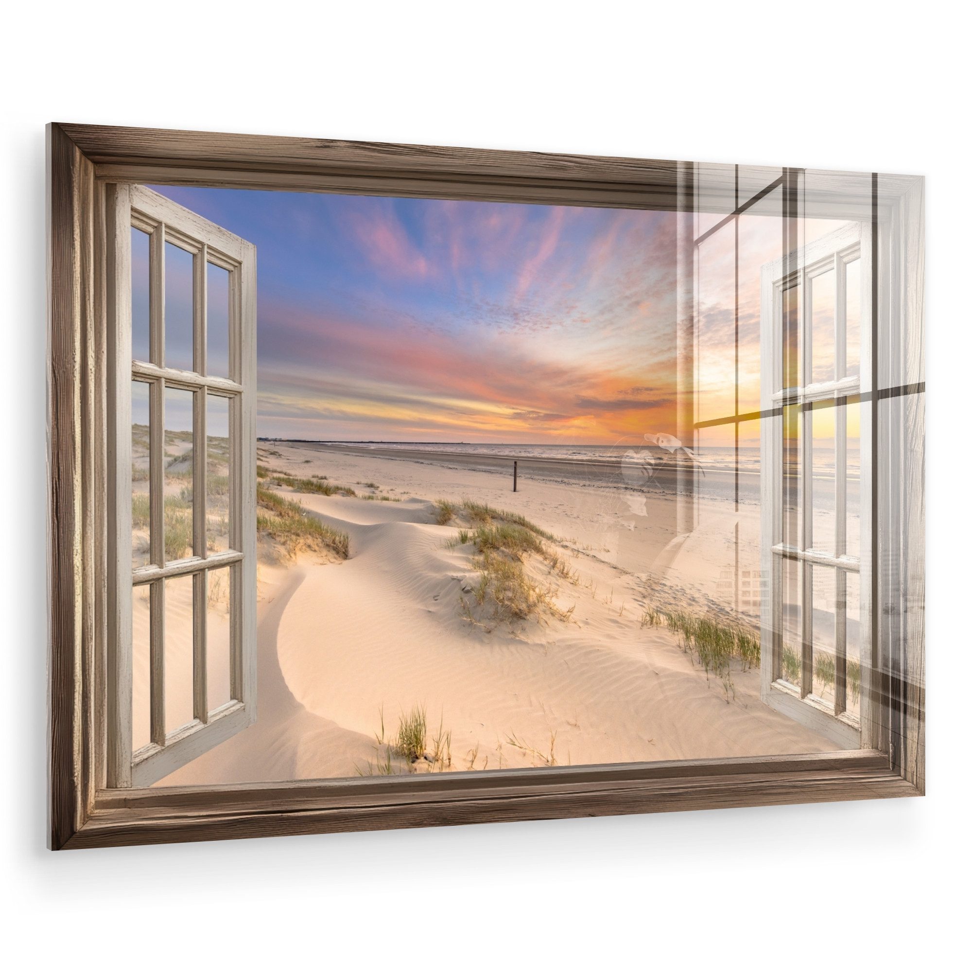 MuchoWow Acrylglasbild Aussicht - Strand - günstig online kaufen
