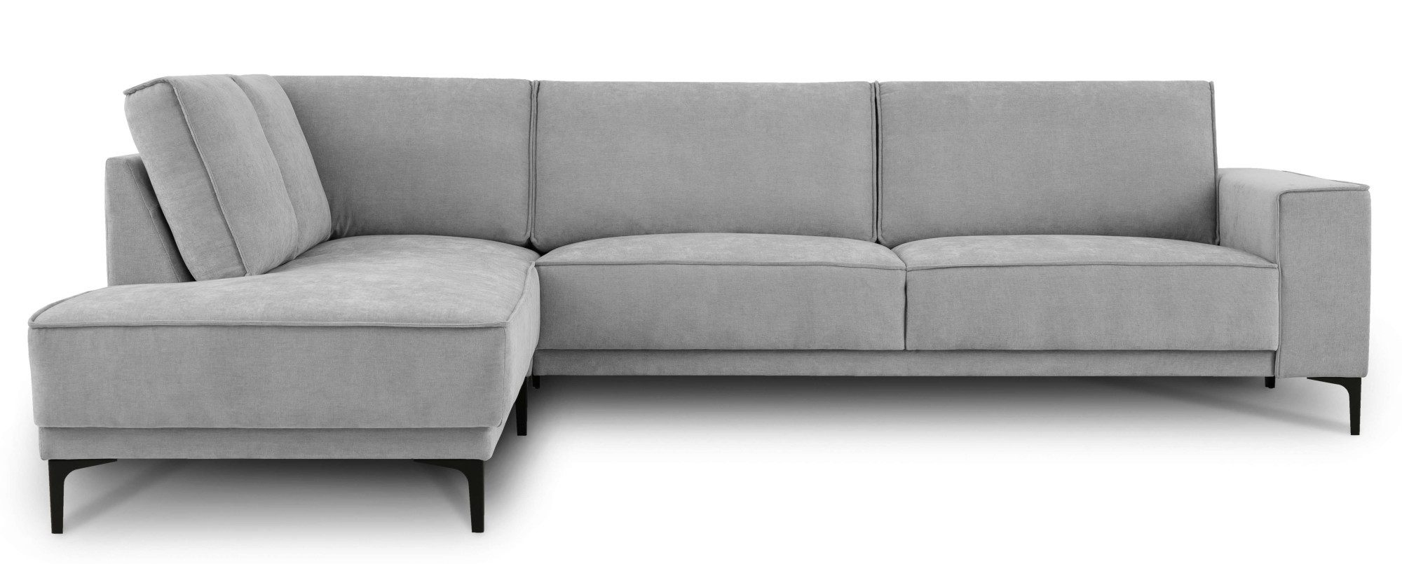 OTTO home Ecksofa "Polsterecke Oland, Struktur, Flachgewebe, Luxus-Microfas günstig online kaufen