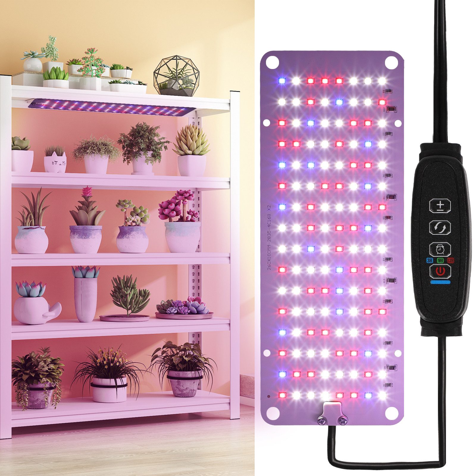 MUPOO Pflanzenlampe LED Pflanzenlampe 3/9/12H Timer günstig online kaufen