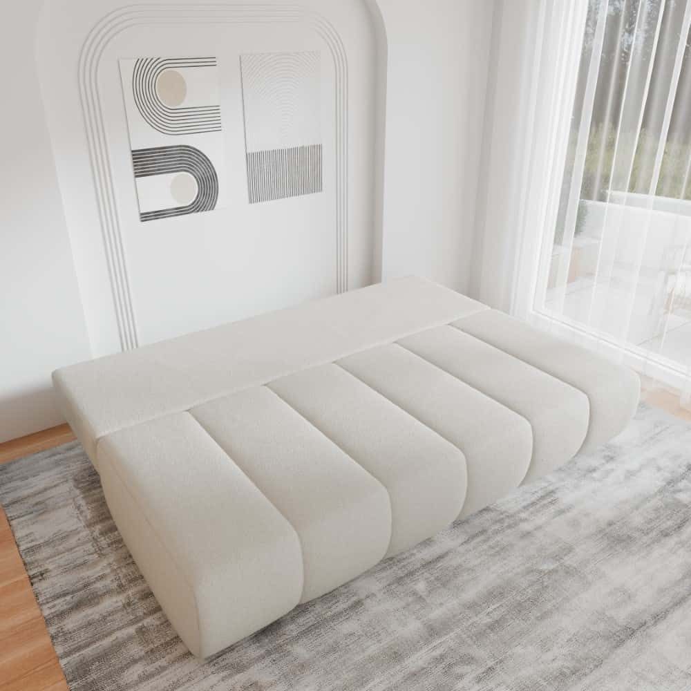 Myhomelando Big-Sofa Stanley, mit Schlaffunktion, Bettkasten
