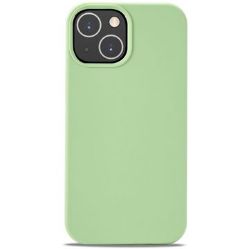 FITSU Handyhülle Silikon Case für iPhone 14 Hülle 6,1 Zoll, Schlanke Handyschale Soft Case Schutzhülle mit Kameraschutz Slim Cover