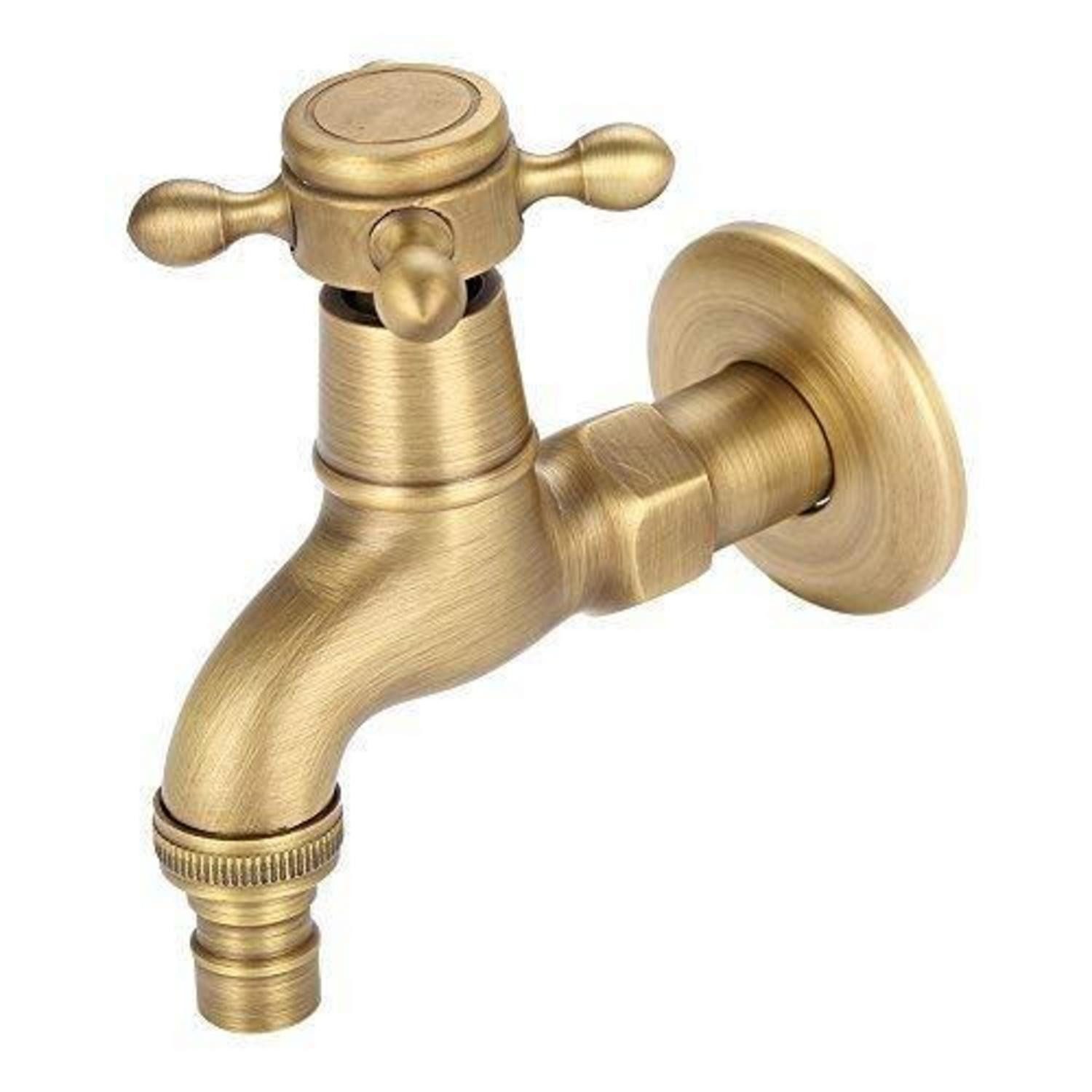 LuxusKollektion Unterputzarmatur Wasserhahn Wandmontage Messing Ölpoliert Einzelgriff (1-St)