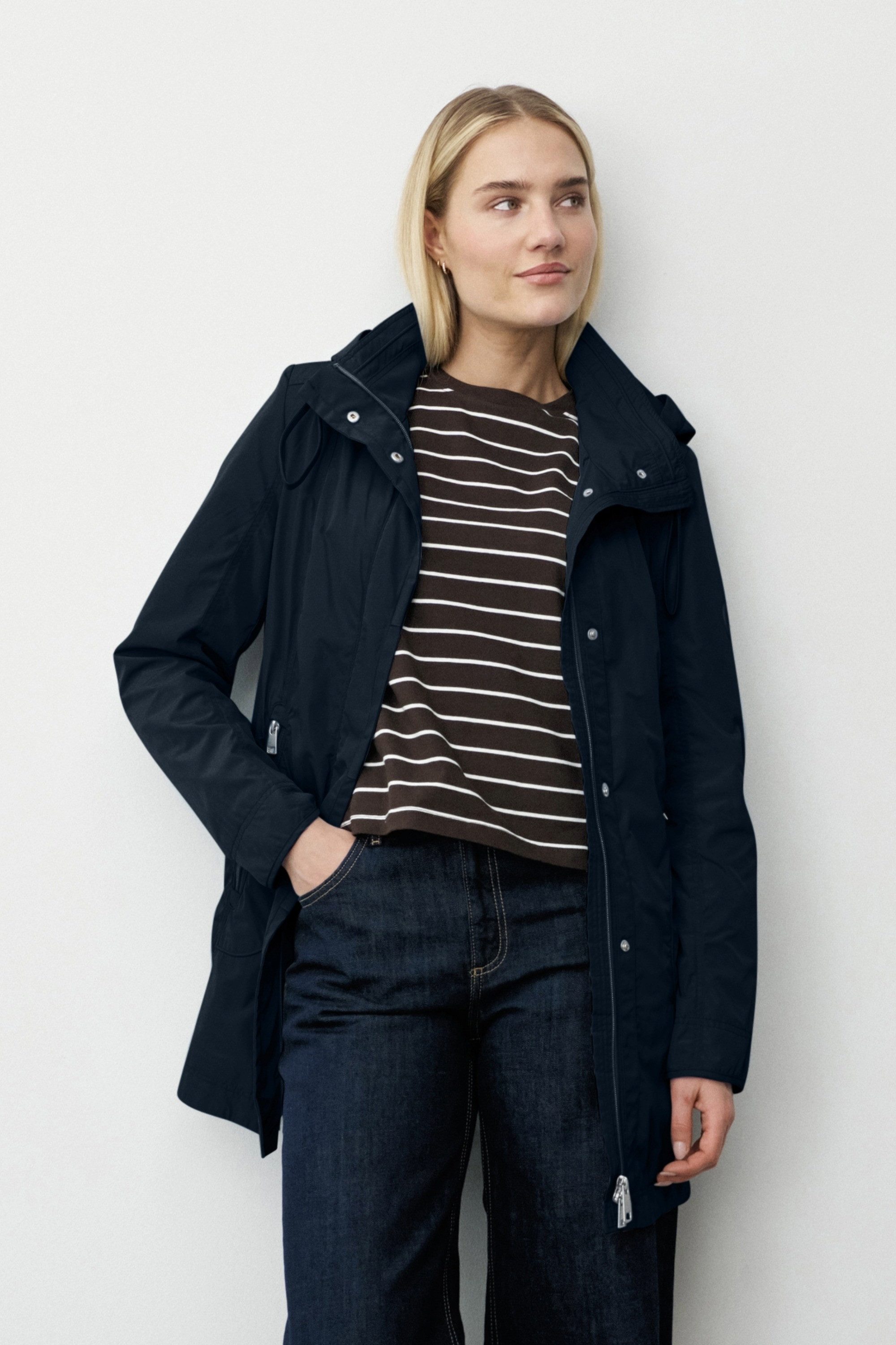 Barbara Lebek Parka Outdoorjacke, Frühlingsjacke oder Damenjacke mit Kapuze günstig online kaufen