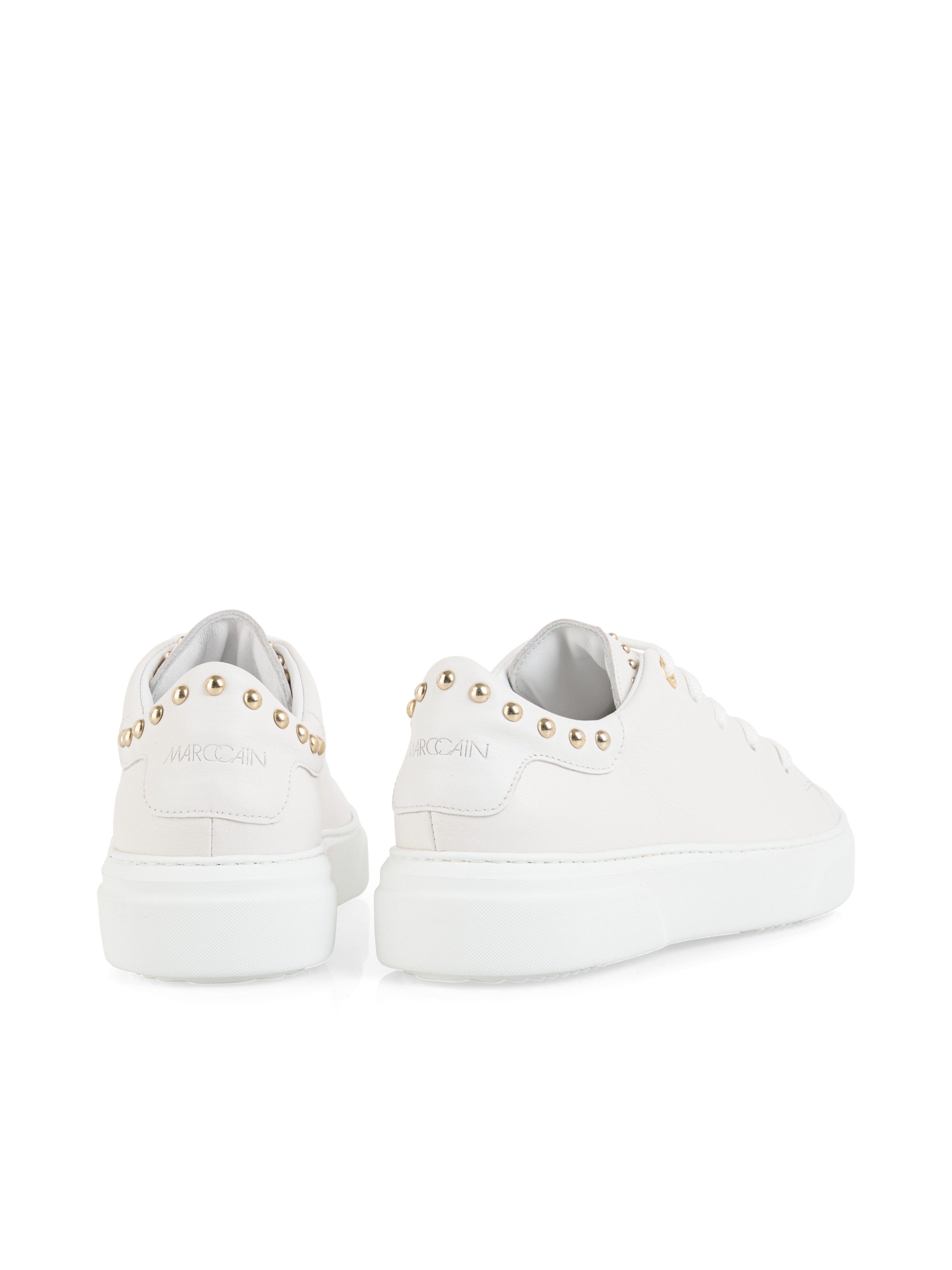 Marc Cain Collections Plateausneaker Schnürer, Halbschuh, Freizeitschuh mit Nieten verziert