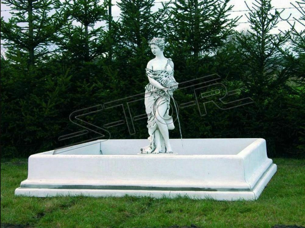 JVmoebel Skulptur Fontainen Statue Figuren Skulptur Skulpturen Garten 138cm