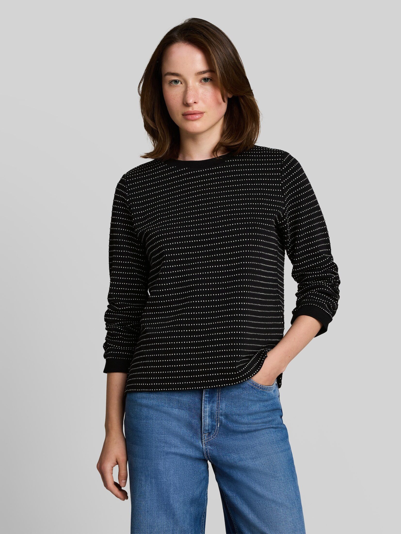 TOM TAILOR Denim Sweatshirt Strick & Sweatshirts Sweatshirt mit Raffungen