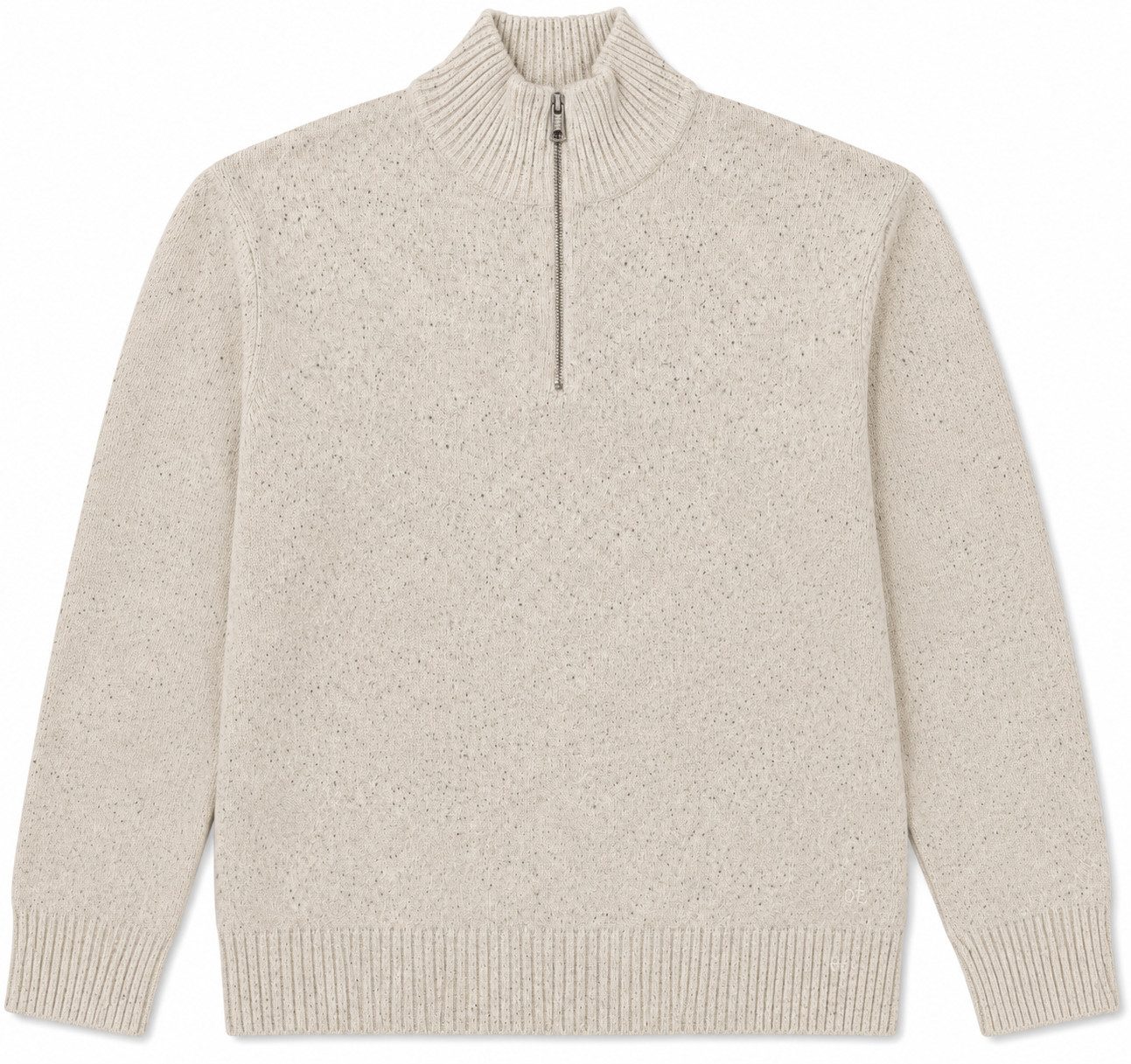 Marc O'Polo Strickpullover Troyer, tweed, recycled fibres, ita