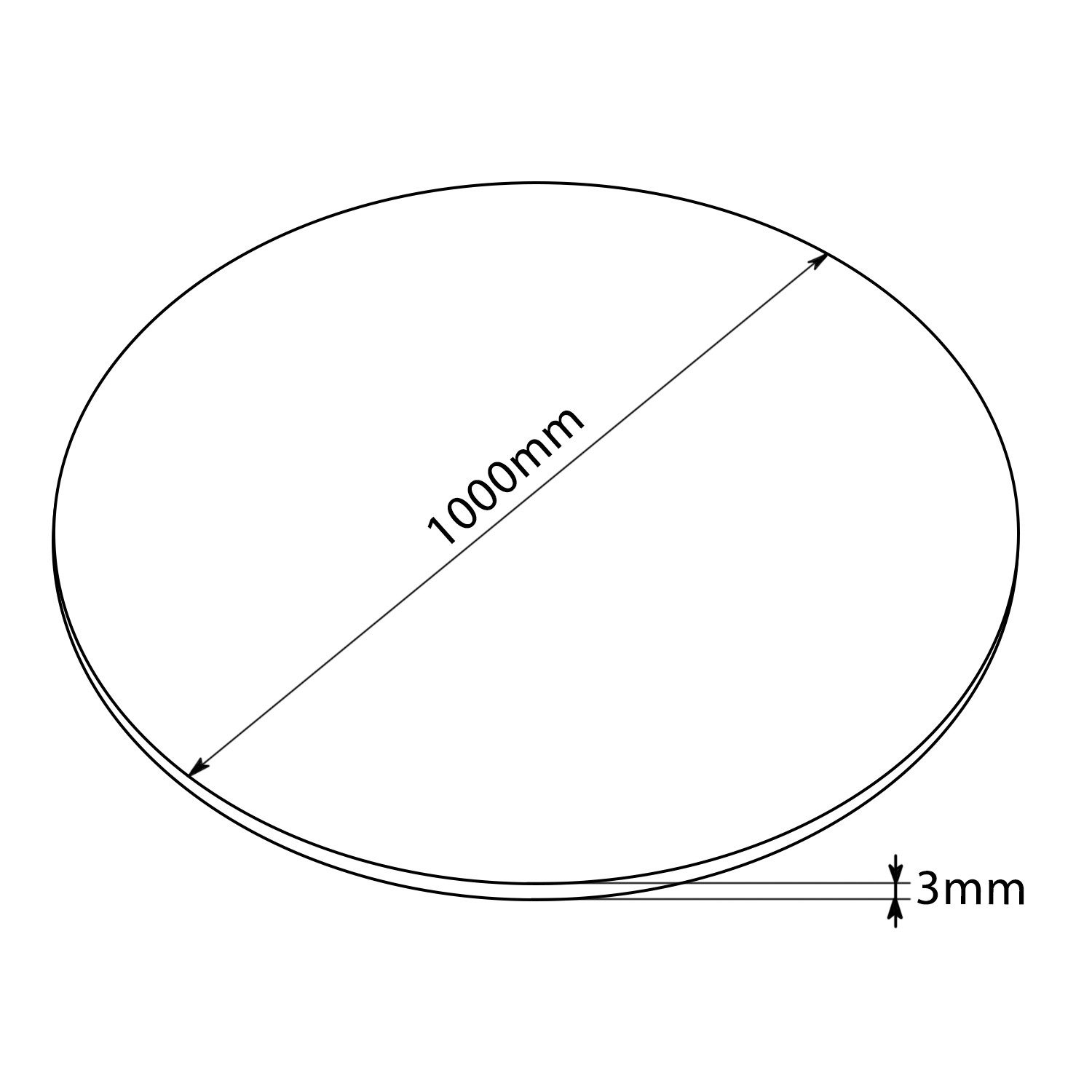 NanoRS Bodenschutzmatte RS172 Gaming Stuhlmatte Ø 100 cm Rund, 1-St., für Gaming- & Bürostühle Rutschfest Kratzfest – Bild 5 von 5
