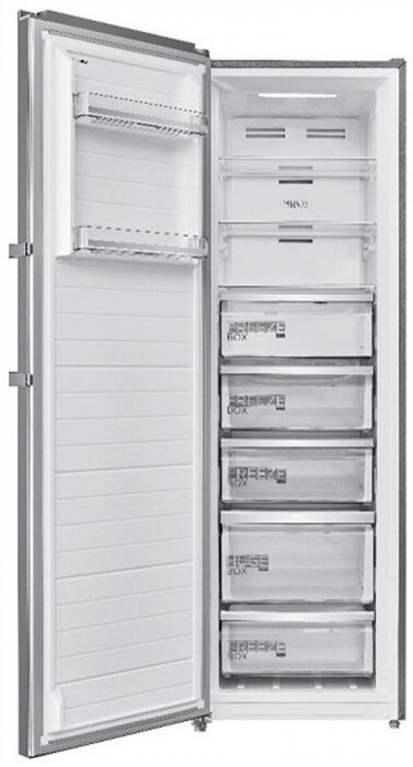 Midea Gefrierschrank MDRU385MTC46, 185.0 cm hoch, 59.5 cm breit, NoFrost, LED-Display, Inverter-Kompressor