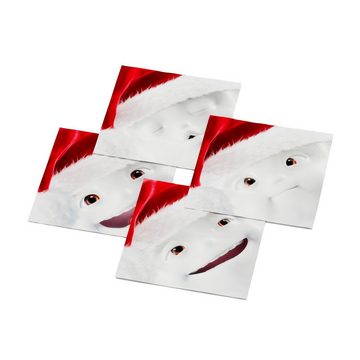 FIFTYEIGHT PRODUCTS Papierserviette Servietten Weihnachtszinnober - Servietten - 1 Stück