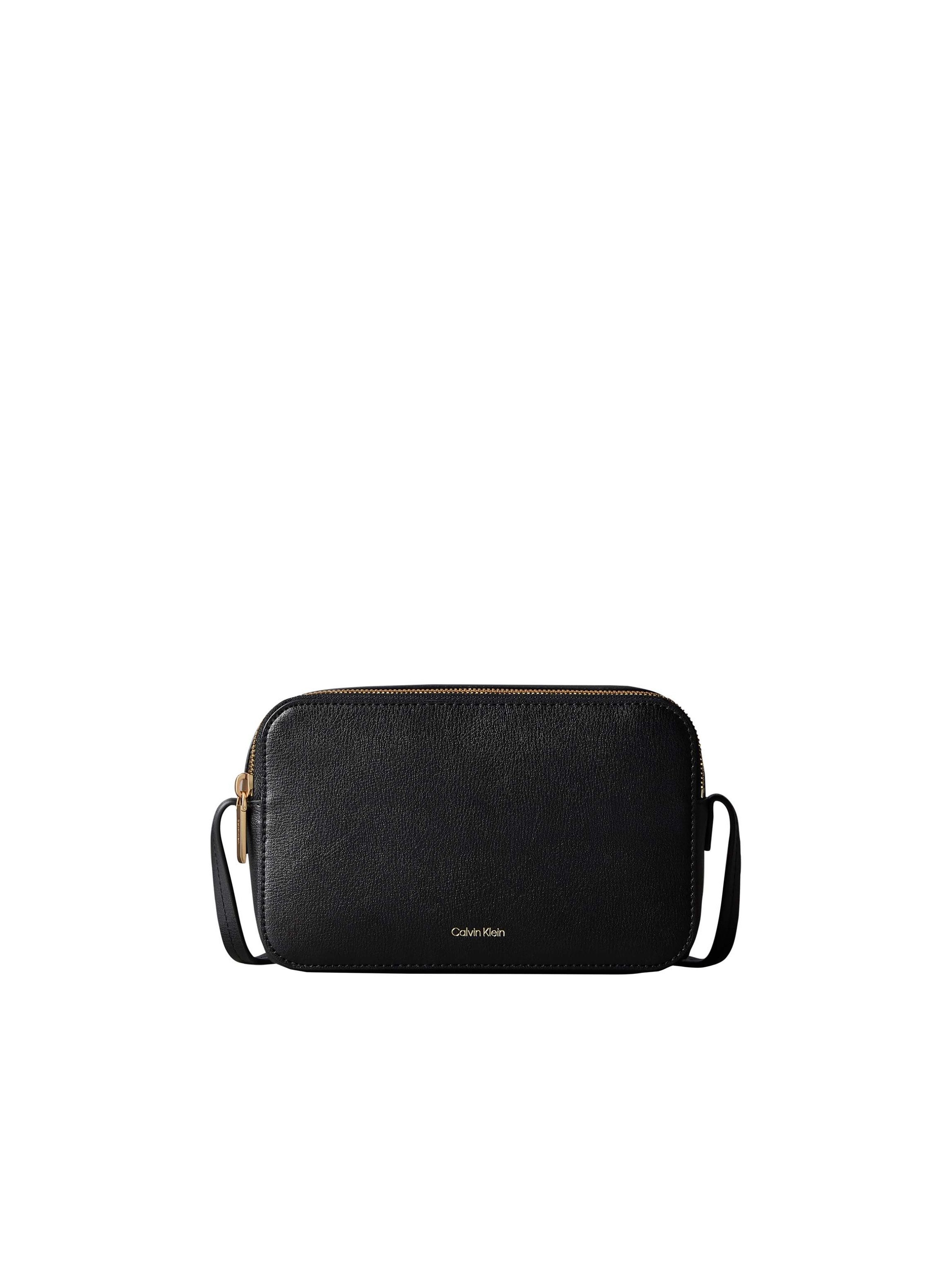 Calvin Klein Umhängetasche FOIL LOGO ELONGATED CAMERA BAG, Unisex Mini Bag, Schultertasche mit CK-Logo