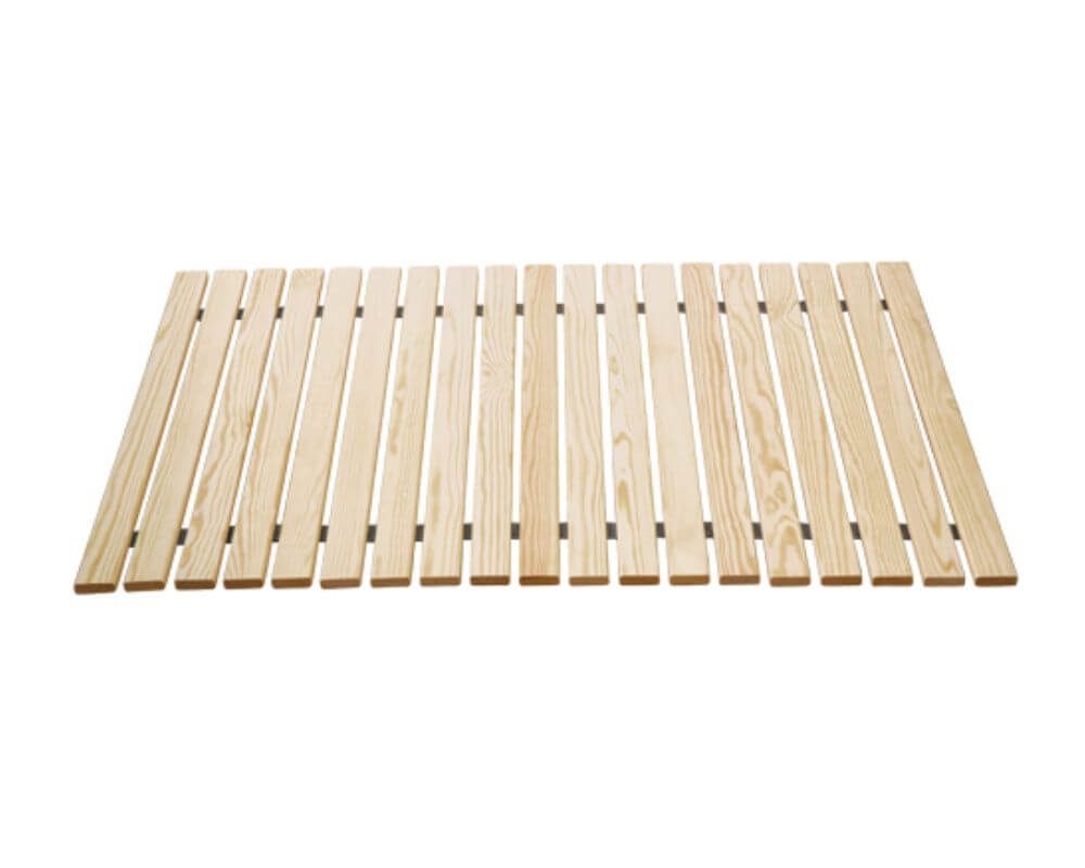 Finnsa® GmbH Badematte Holzmatte Kiefer-Holz unbehandelt