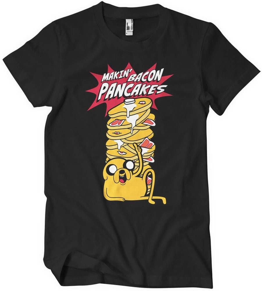 Adventure Time T-Shirt Makin Bacon Pancakes Big Tall T-Shirt