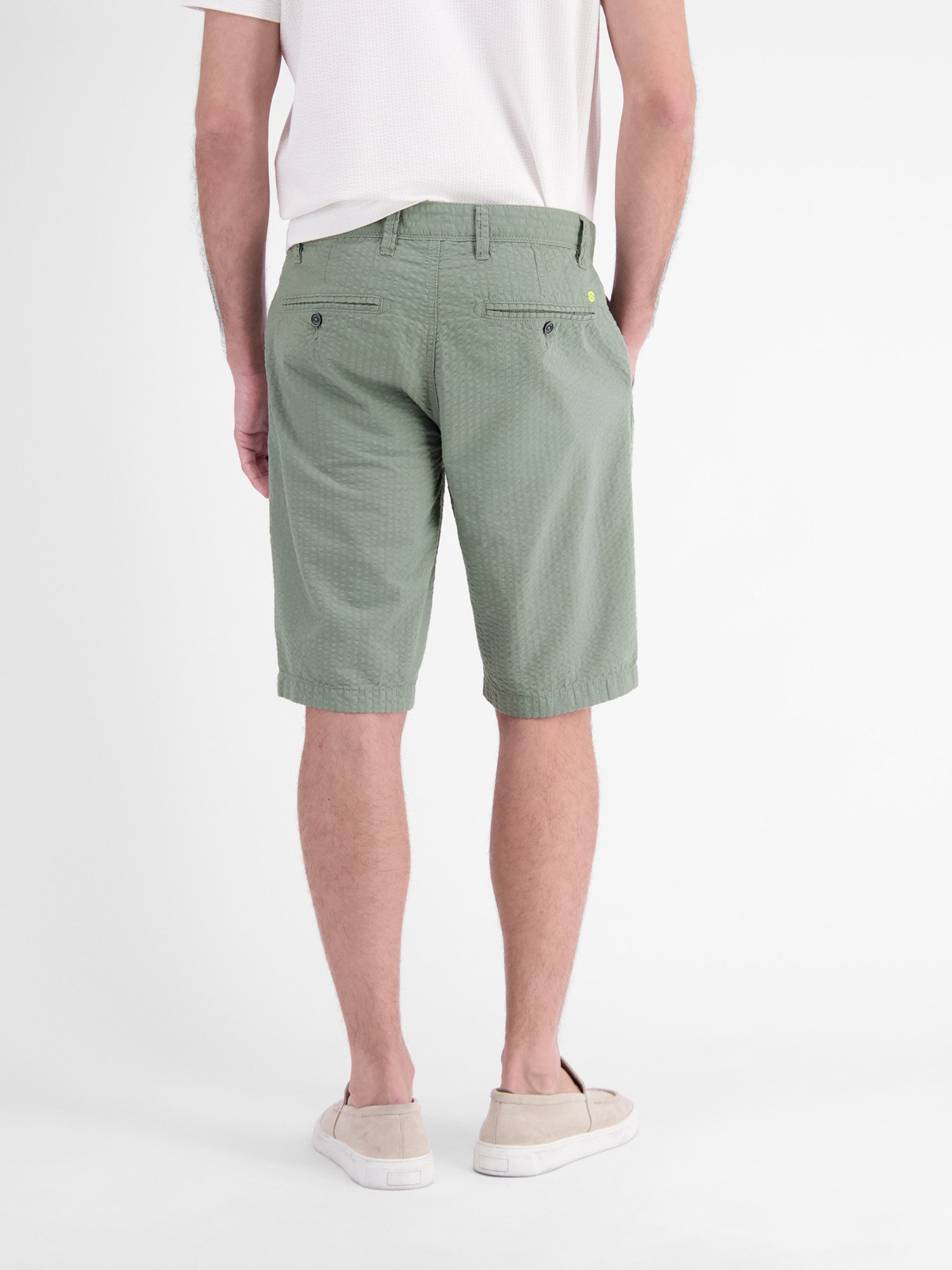 LERROS Chinoshorts Chino-Shorts aus Baumwolle in leichter Seersucker-Qualität