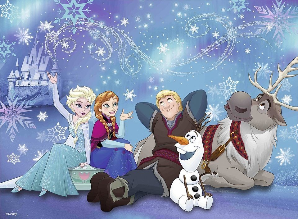 Ravensburger Puzzle Disney Frozen, Eiszauber, 100 Puzzleteile, Made in Germany