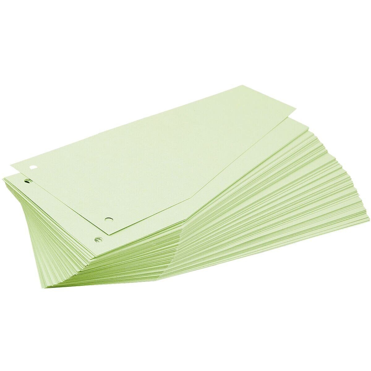 Otto Office Nature Abheftstreifen, Recycling-Karton Trapez 24/10,5 cm, 2-fach Lochung