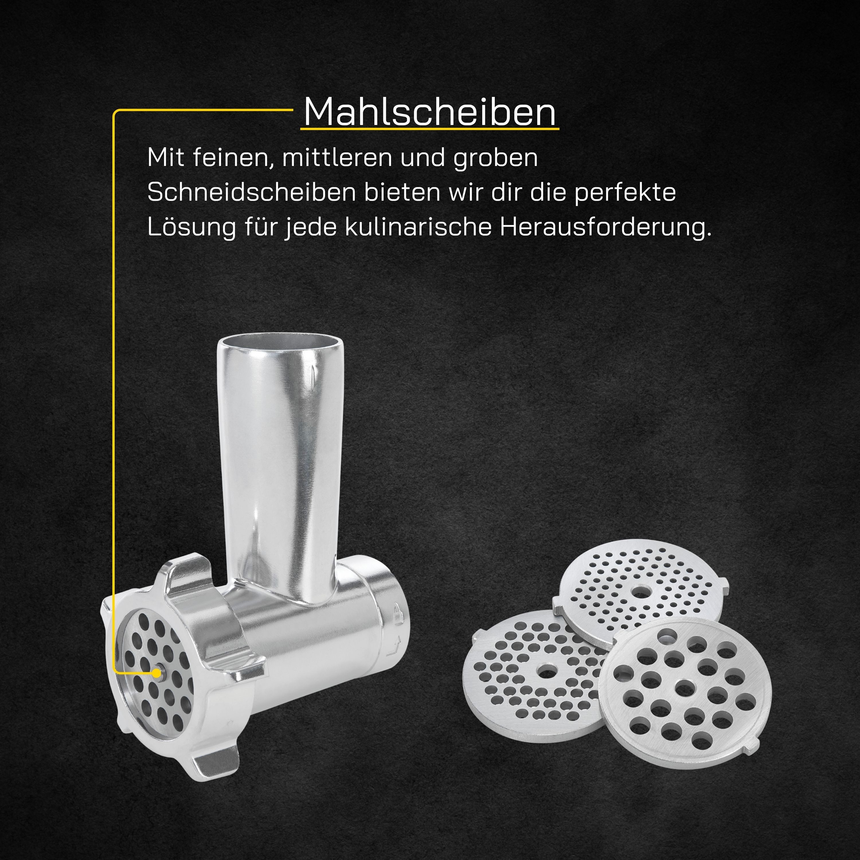 Gutfels Küchenmaschinen Zubehör-Set FAKITCHEN 5010, Zubehör für KITCHEN 5010, Vielseitige Aufsätze – perfekte Ergebnisse für jede Zubereitung – Bild 5 von 5
