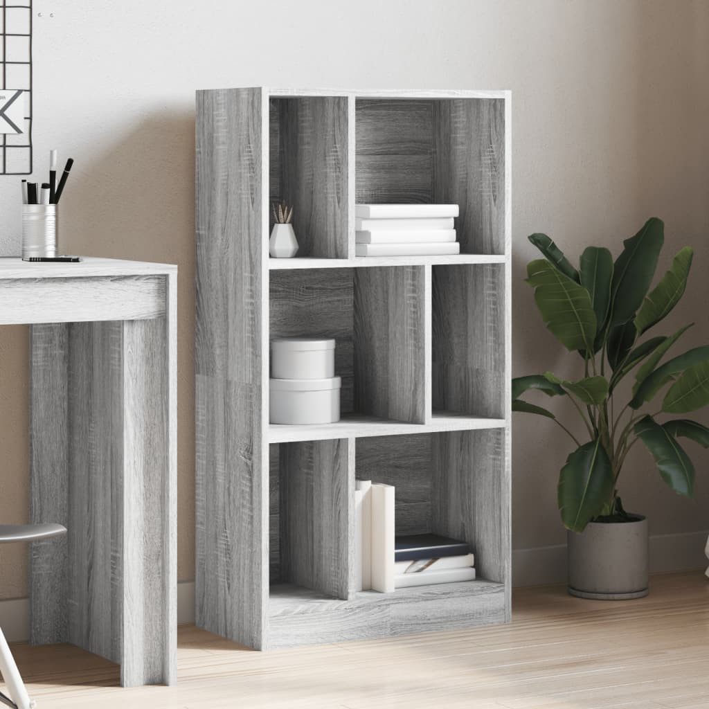 vidaXL Bücherregal Bücherregal Grau Sonoma 57x28,5x107,5 günstig online kaufen