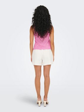 JACQUELINE de YONG Shirttop Strukturiertes Strickoberteil Ärmelloses Tank Top Shirt JDYSUN 4912 in Pink