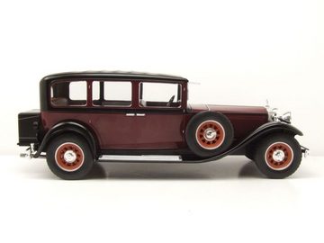 MCG Modellauto Mercedes Typ Nürburg 460/460 K (W08) 1928 dunkelrot schwarz Modellauto, Maßstab 1:18