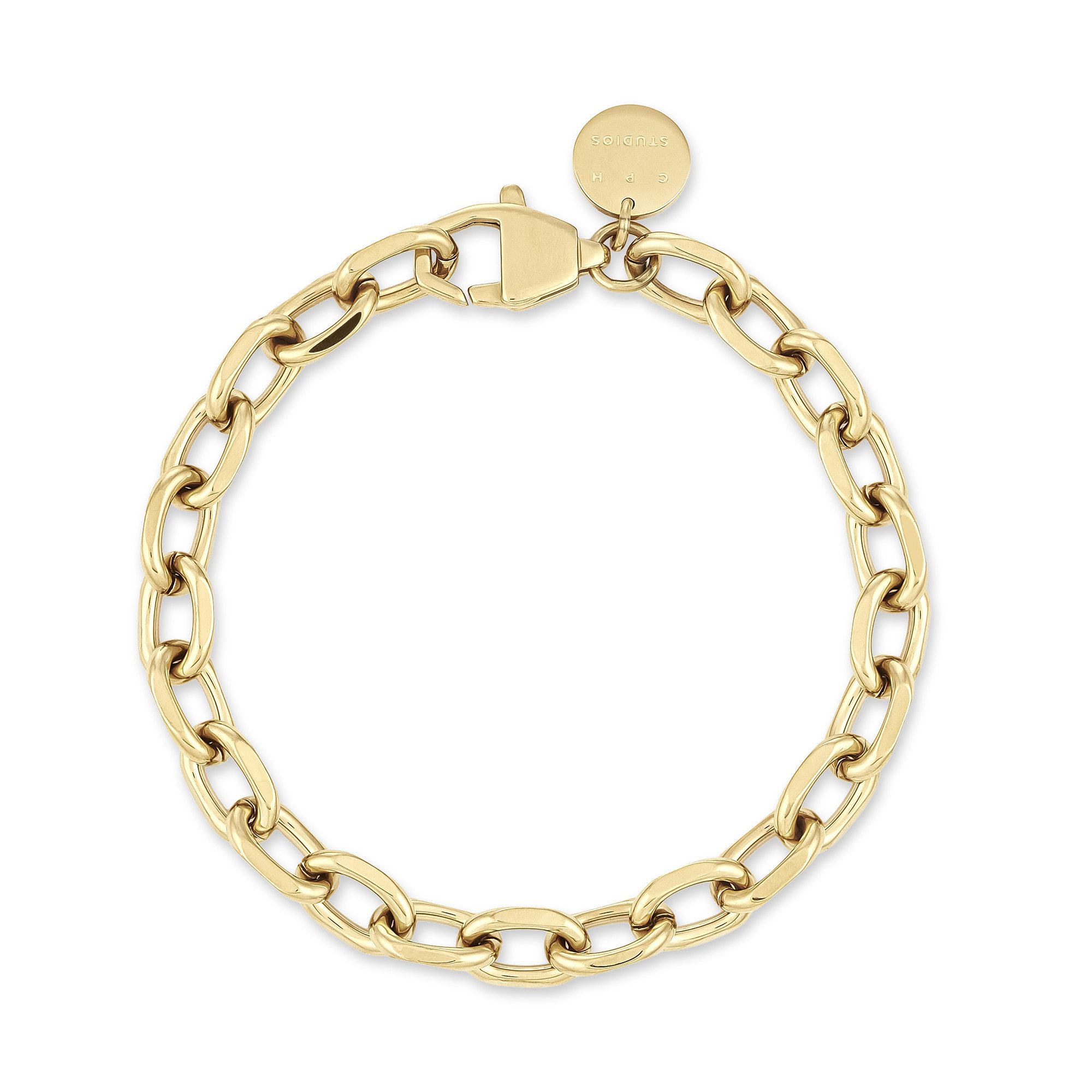 Edelstahlarmband Schmuck Geschenk Edelstahl Armkette Basic Chunky