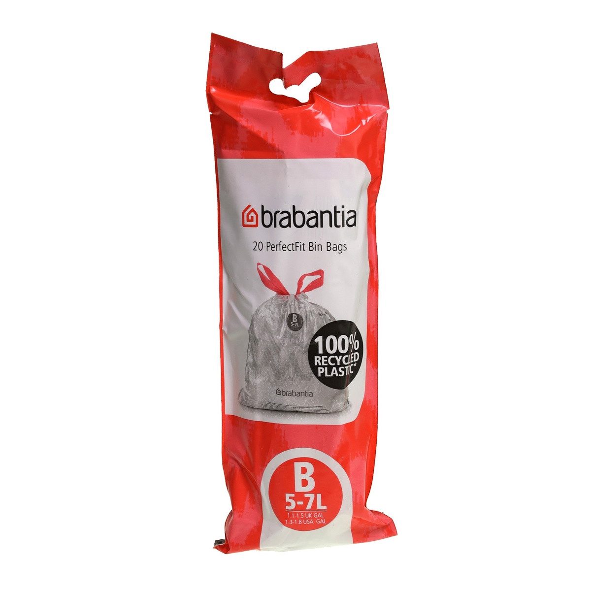 Brabantia Müllbeutel Brabantia 311741 PerfectFit Müllbeutel Typ B, 5 L, 20 Stück