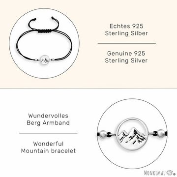 Monkimau Silberarmband Berg aus Silber Schmuck als Armband Damen (Packung, 1 x Armband in Schmuckbox)