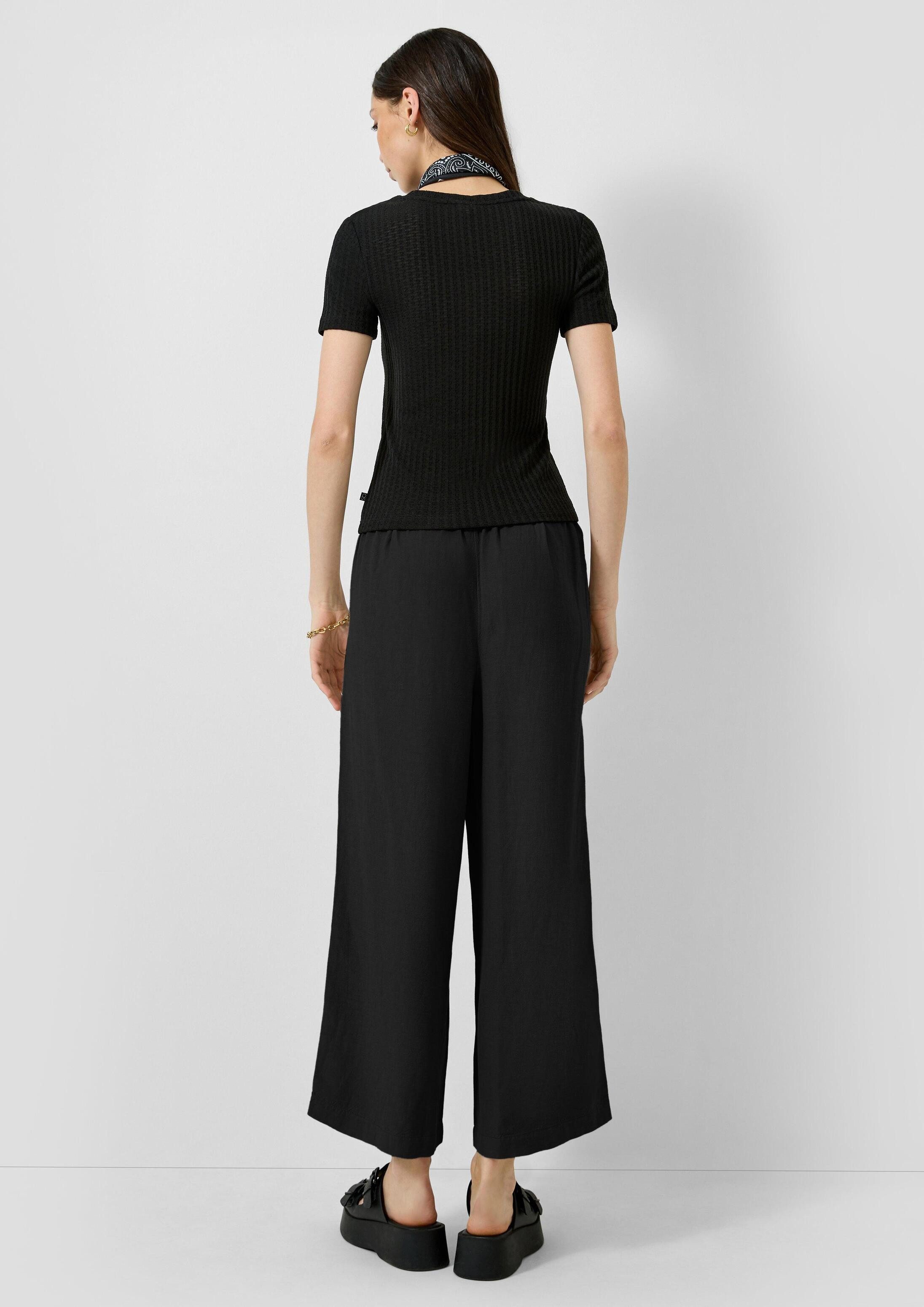 QS Culotte Hose Leinenmix-Culotte