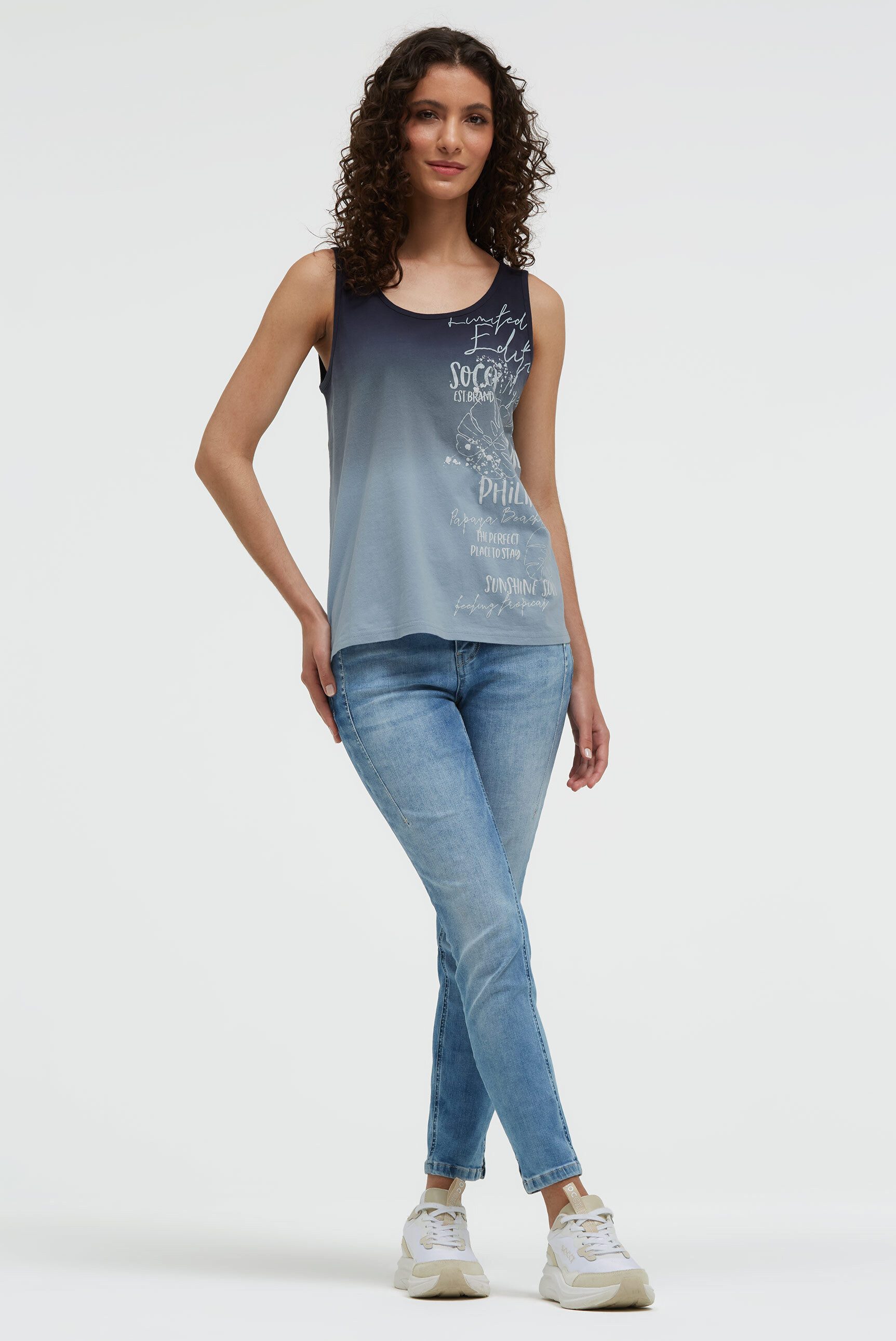 SOCCX Tanktop aus Baumwolle