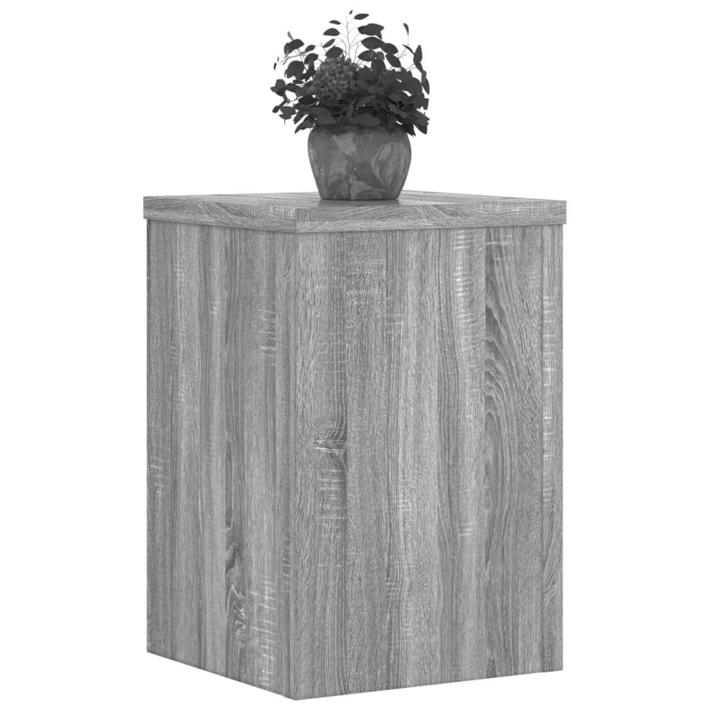 vidaXL Blumenständer Pflanzenständer 2 Stk. Grau günstig online kaufen