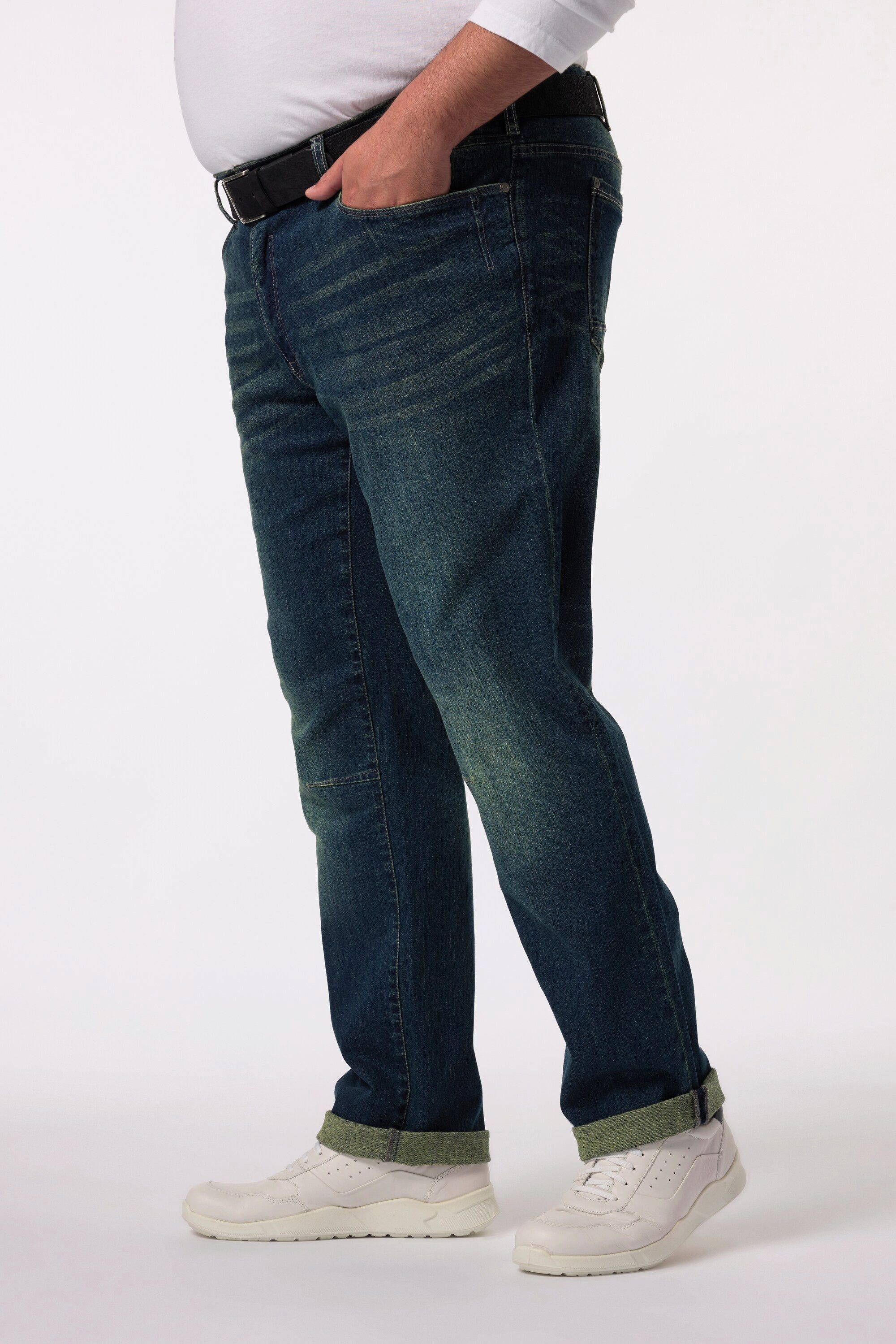 Men Plus 5-Pocket-Jeans Jeans Denim Straight Fit 5-Pocket