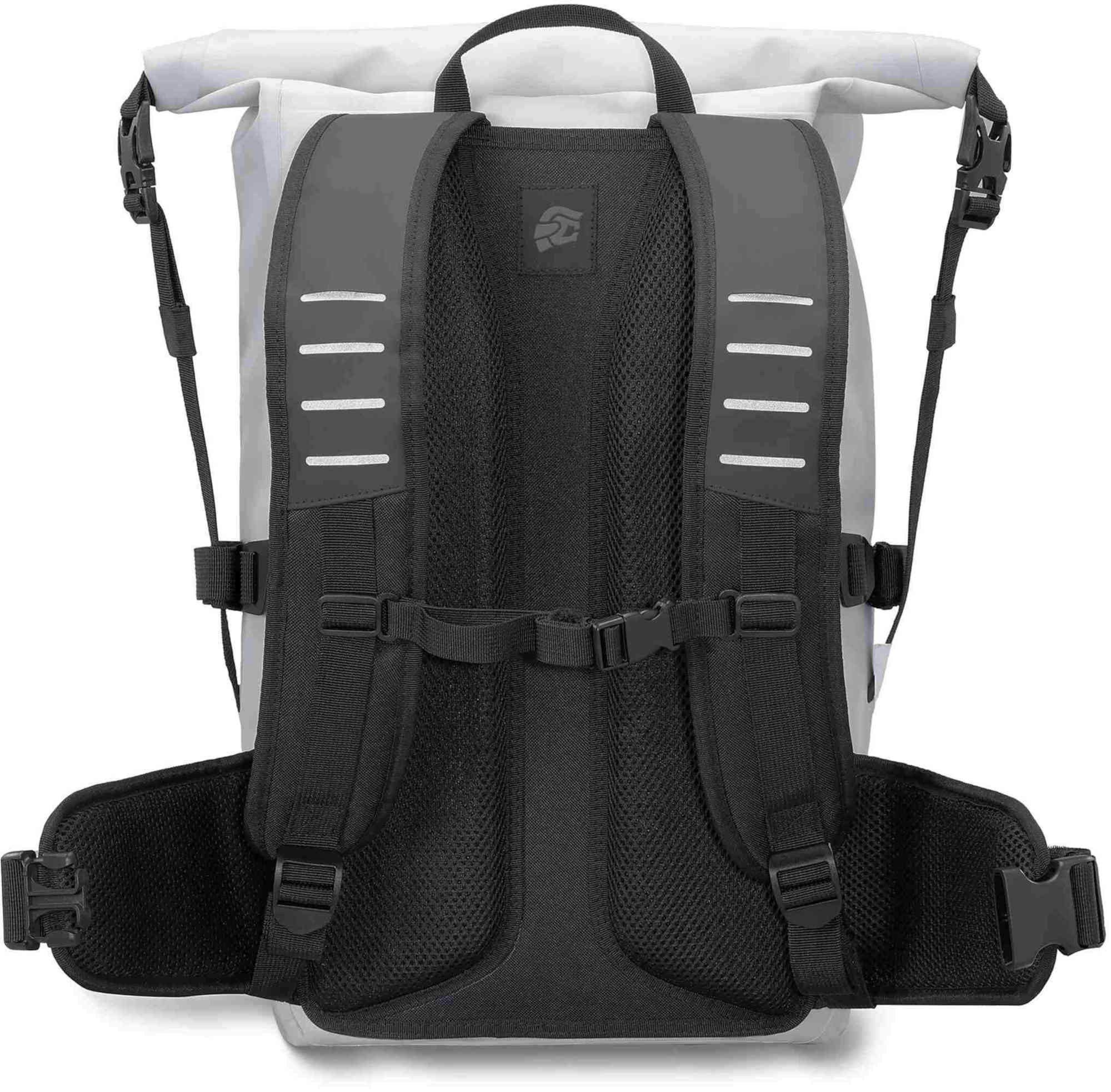 FC-Moto Freizeitrucksack Ever-ST Roll-Top 26 L wasserdichter Rucksack, Molle Befestigungssystem,reflektierende Elemente