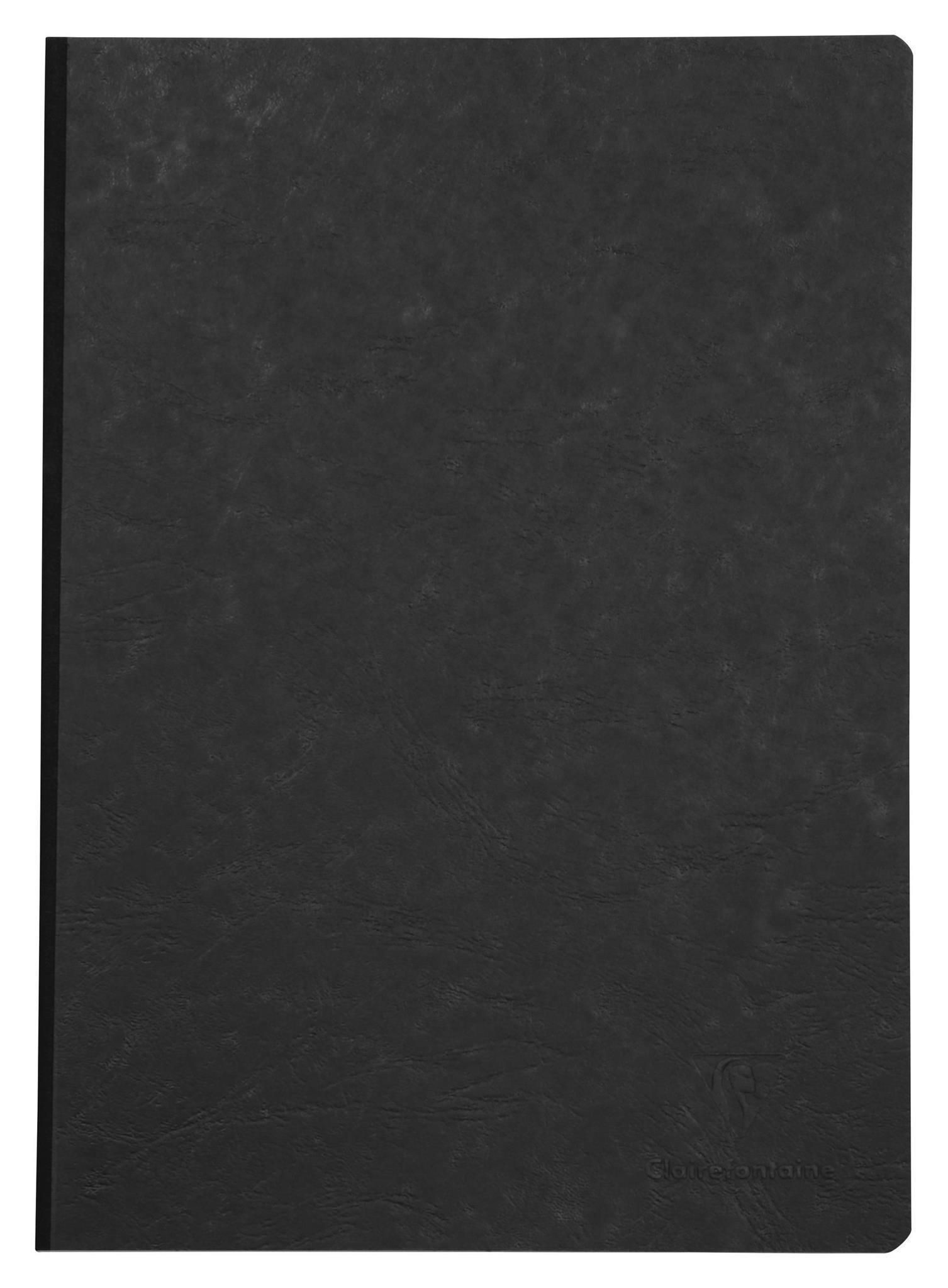 CLAIREFONTAINE Notizbuch Clairefontaine Heft AgeBag A4 Leinen kar 96Bl sw