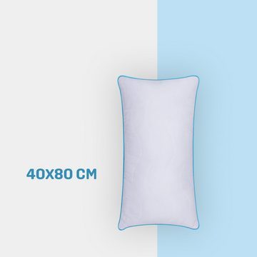 4-Jahreszeitenbett + Kopfkissen, Enris Ganzjahres-Bettdecke, 40x80 / 80x80 Kissen, Bestlivings, Füllung: Polyester, Vierjahreszeitendecke - Schlafdecke für Sommer und Winter