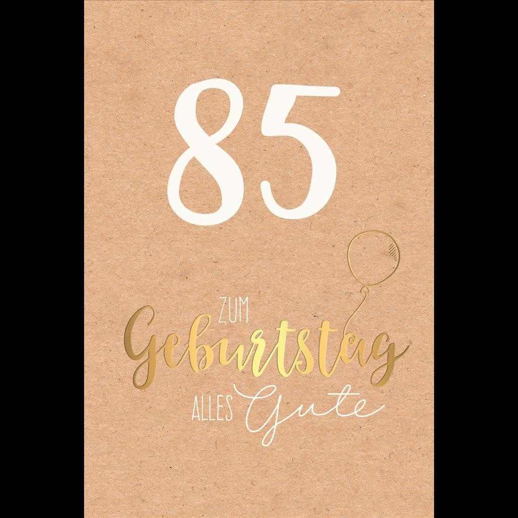 Skorpion Grußkarten 85. Geburtstag Karte mit Umschlag Schriftkarte