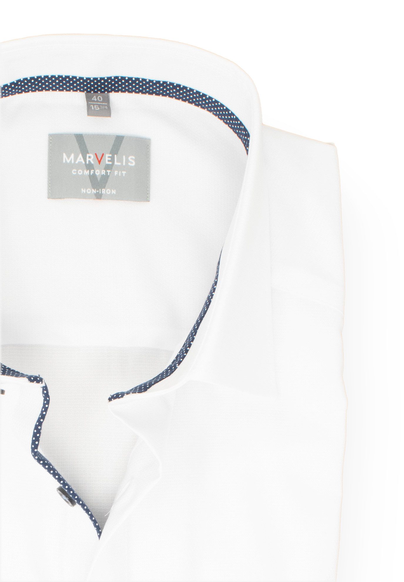 MARVELIS Kurzarmhemd Comfort Fit bequeme Schnittführung