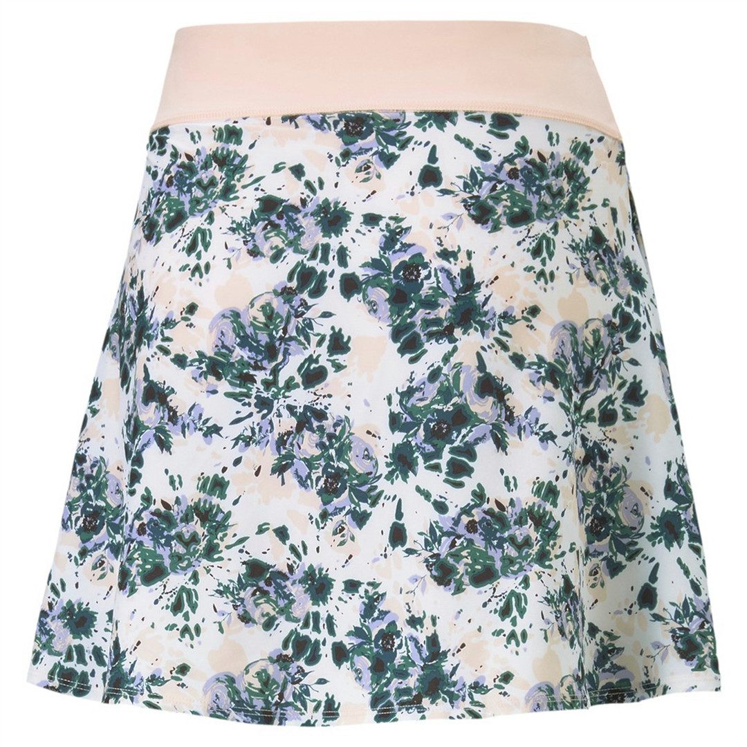 PUMA Skort Puma Golf Skort PWRSHAPE Watercolor Floral Mehrfarbig Damen