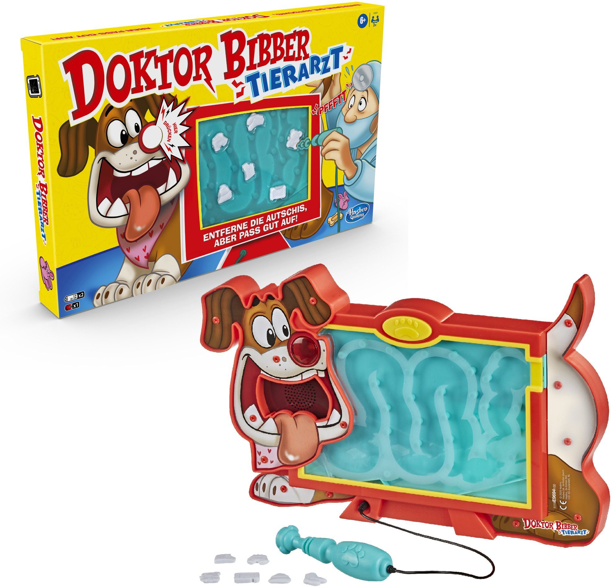 Image of HASBRO GAMING Doktor Bibber Tierarzt Kinderspiel, Mehrfarbig